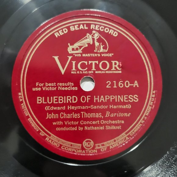 Bluebird of Happiness / The Last Time I Saw Paris - VICTOR 2160A/B - 10" 78 RPM - Picture 2 of 4